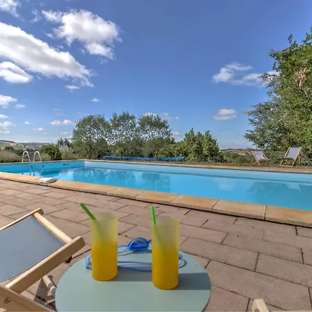 Dom wakacyjny Les Juliannes - La Pierre Etoilee Piscine Jardin